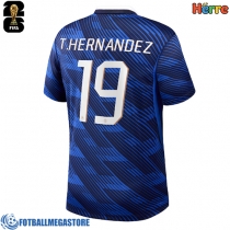 Fotballdrakt Herre Frankrike Theo Hernandez #19 Hjemmedrakt VM 2026 Kortermet